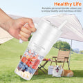 Self-Cleaning Blender - Powerful and Portable Smoothie Maker - 16 Oz Capacity, Magnetic Switch, Rechargeable Battery - Make Healthy Smoothies On the Go