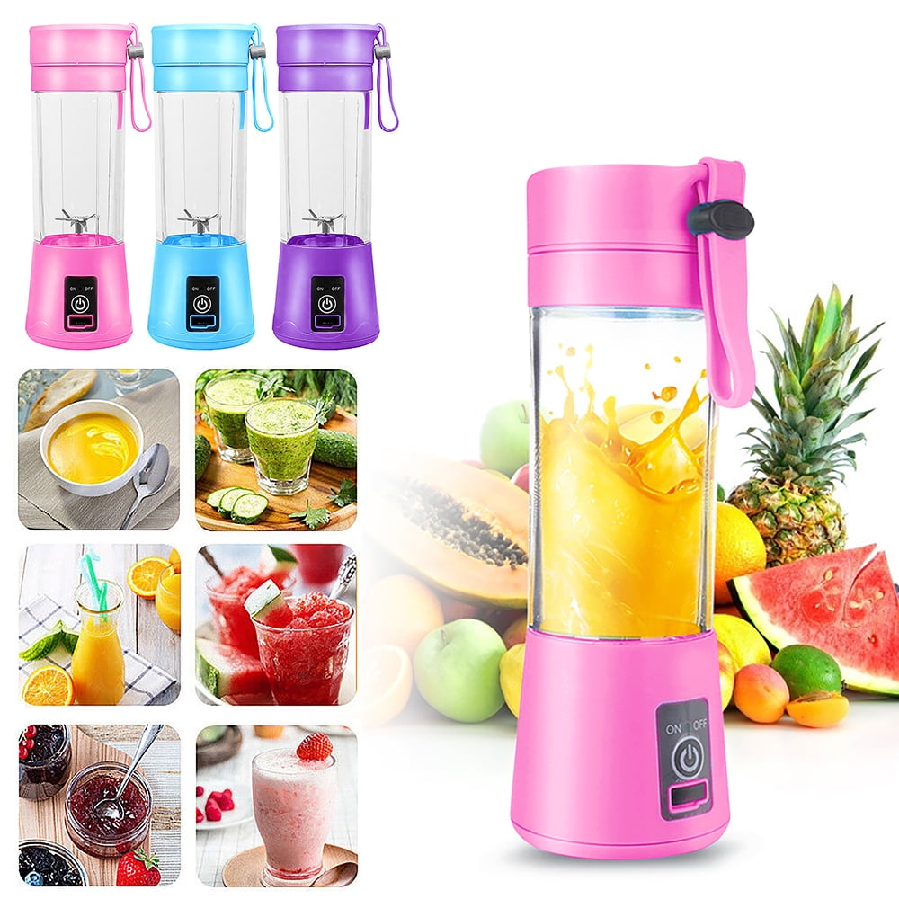 Smoothie Shake Blender with 6 Powerful Blades Portable Blender Mini Juicer for Kitchen Travel