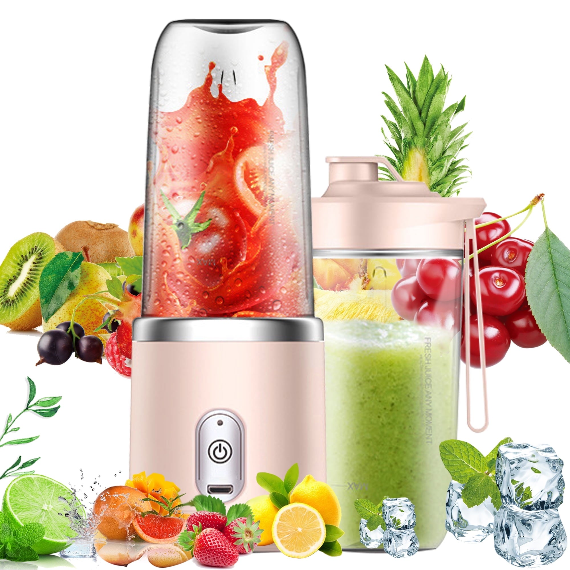 Personal Blender for Smoothies Juice Portable Rechargeable Mini Bullet Blenders Cup