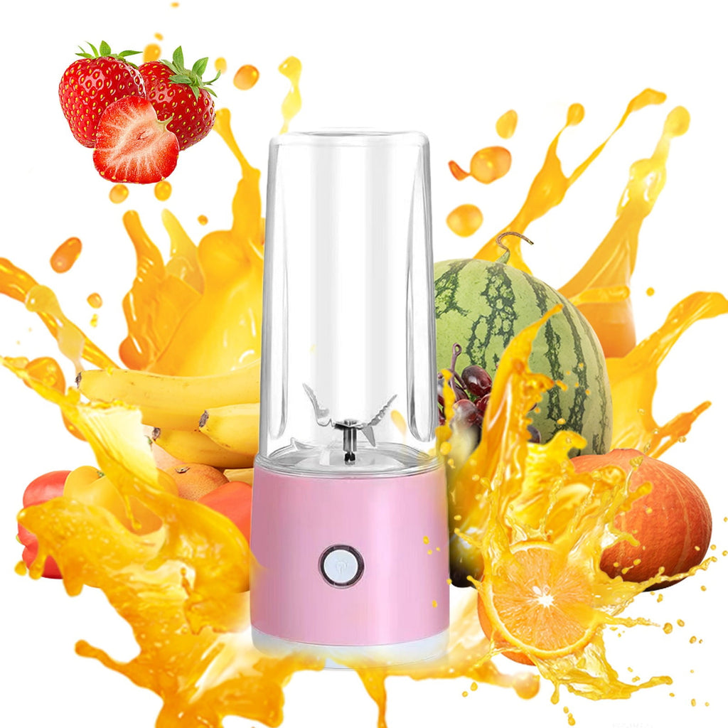Portable Blender, Personal Mini Juice Blender, USB Rchargeable Juicer Cup with 6 Blades in 3D, Smoothie Blender Home, Office, Outdoors