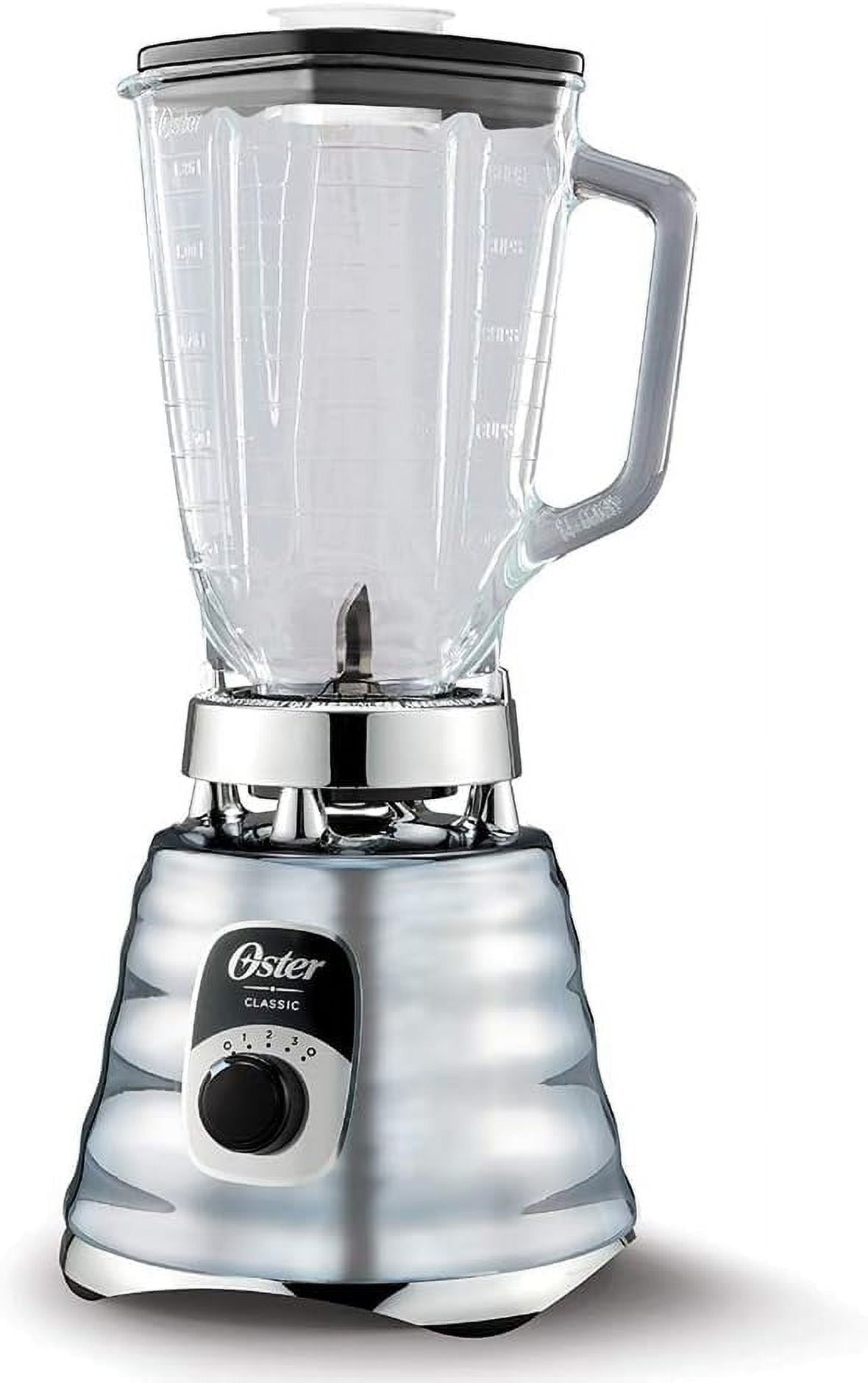 Original 3 Speed Chrome Blender, 5 Cup Glass Jar