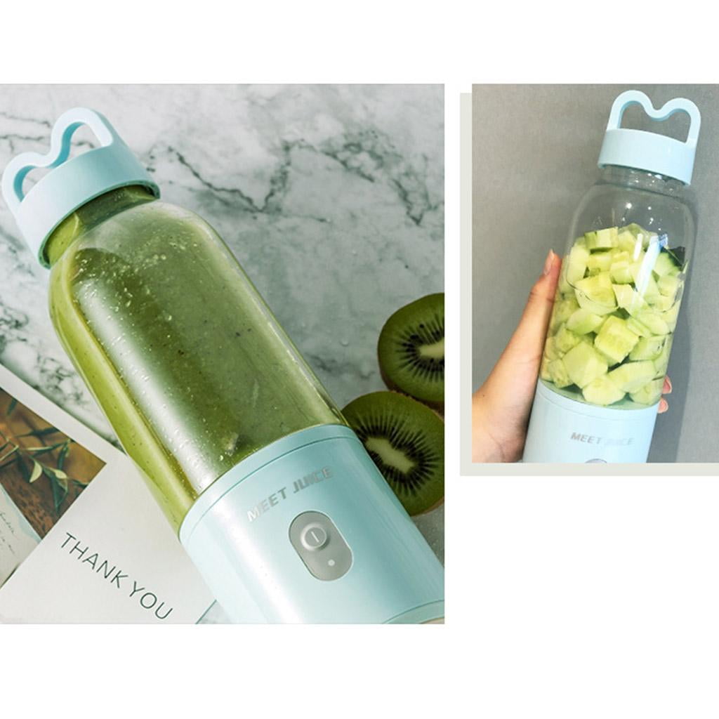 Travel Blender Cup Personal Blender Mini Fruit Juicer Mixer Portable Electric Juicer for Smoothie Fruit Juice Milk Shake