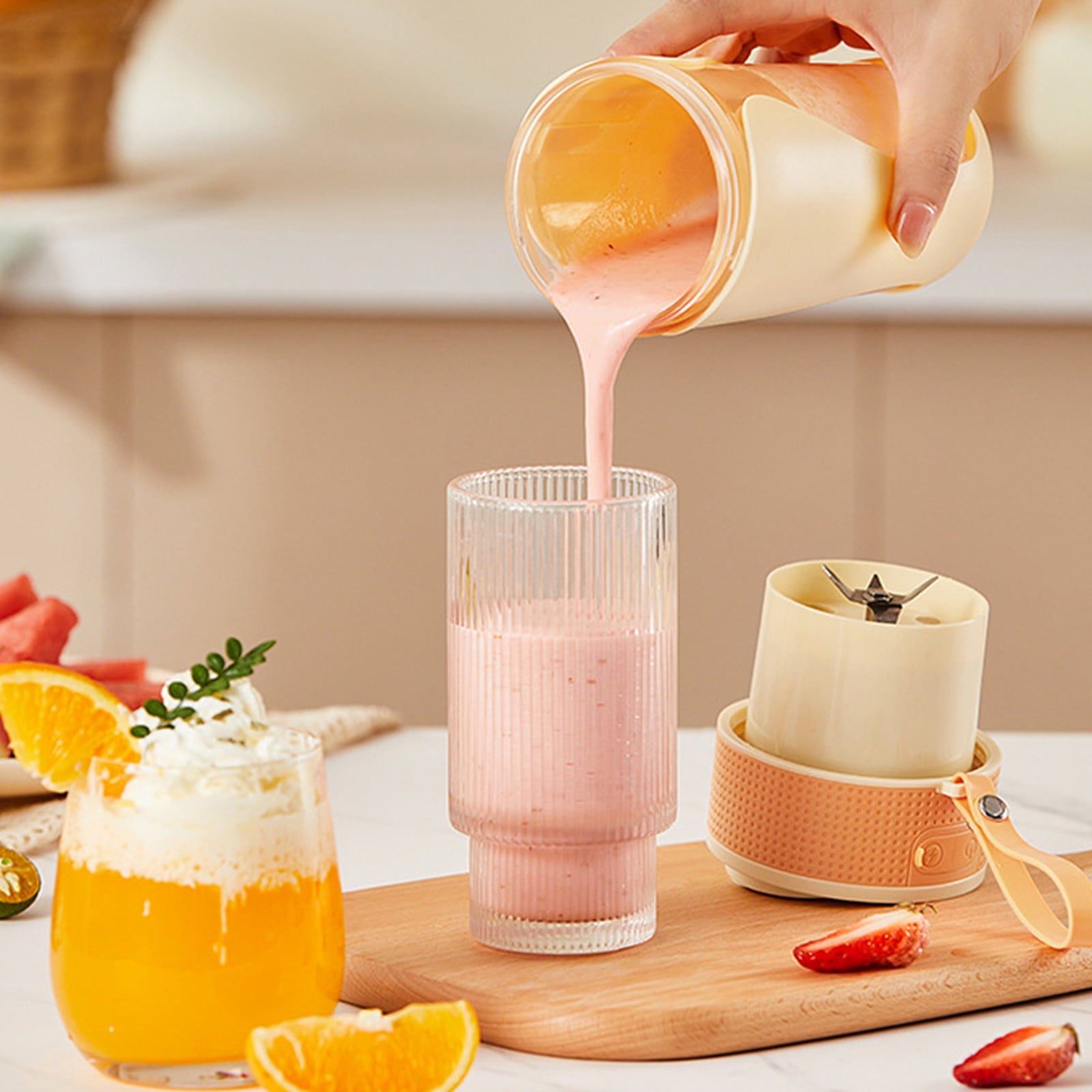 Juicer Cold Press Juicer Machines Fruit Juicer Household Small Portable Multifunctional Juicer Cup Wireless Juicer Cup Portable Juicer