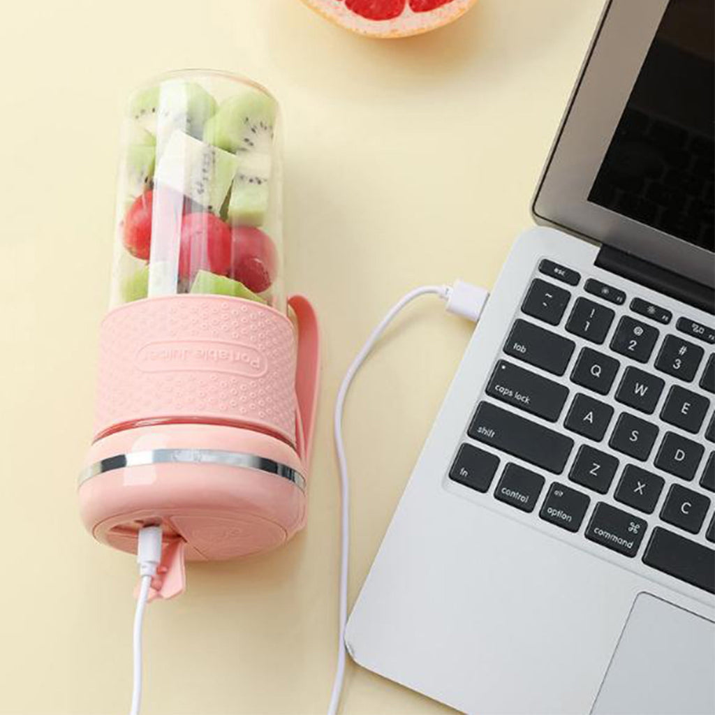 Portable Blender, Personal Size Blender for Shakes and Smoothies, Beach Blender Cup Rechargeable with Blades, Mini Fruit Juice Mixer Sport Portable Blender Rechargeable