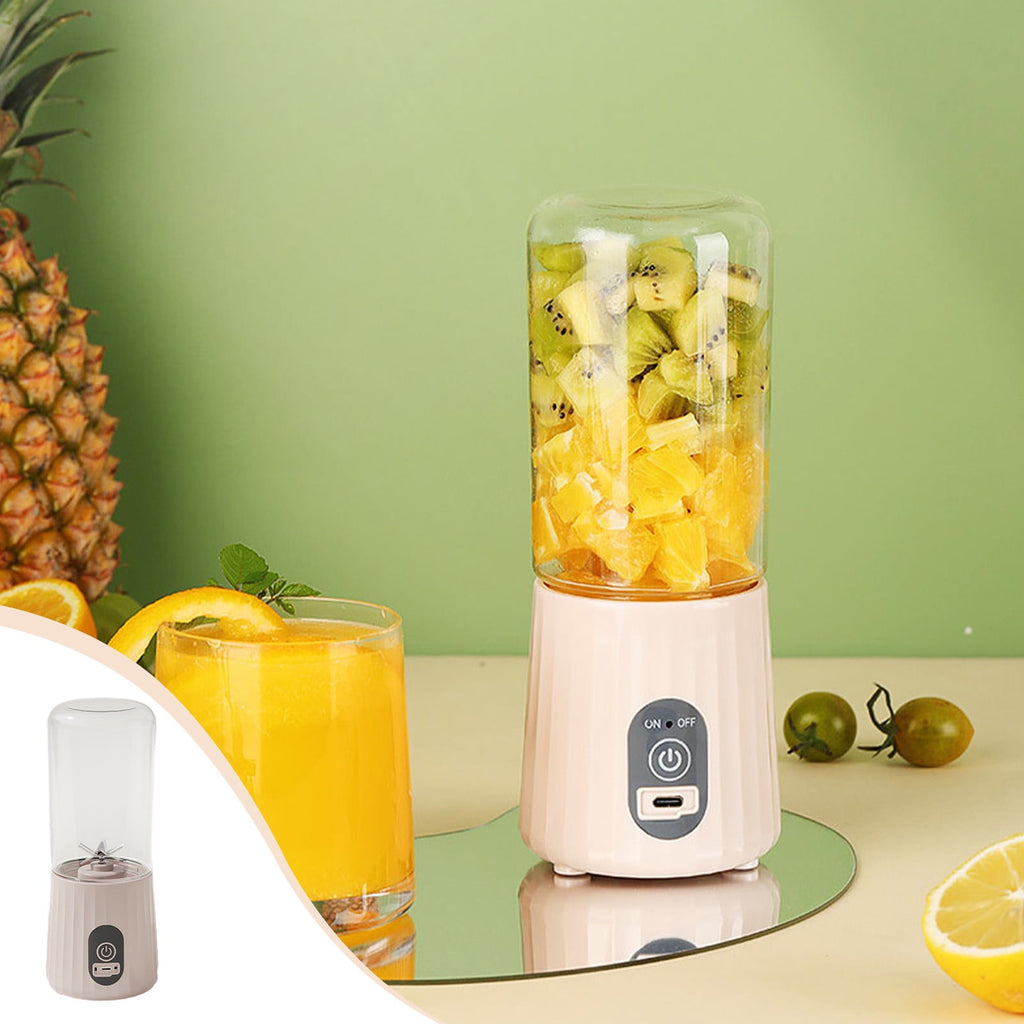 USB Charging Portable Blender - 6 Stainless Steel Blades for Shakes and Juices, Ideal for Outdoor Travel