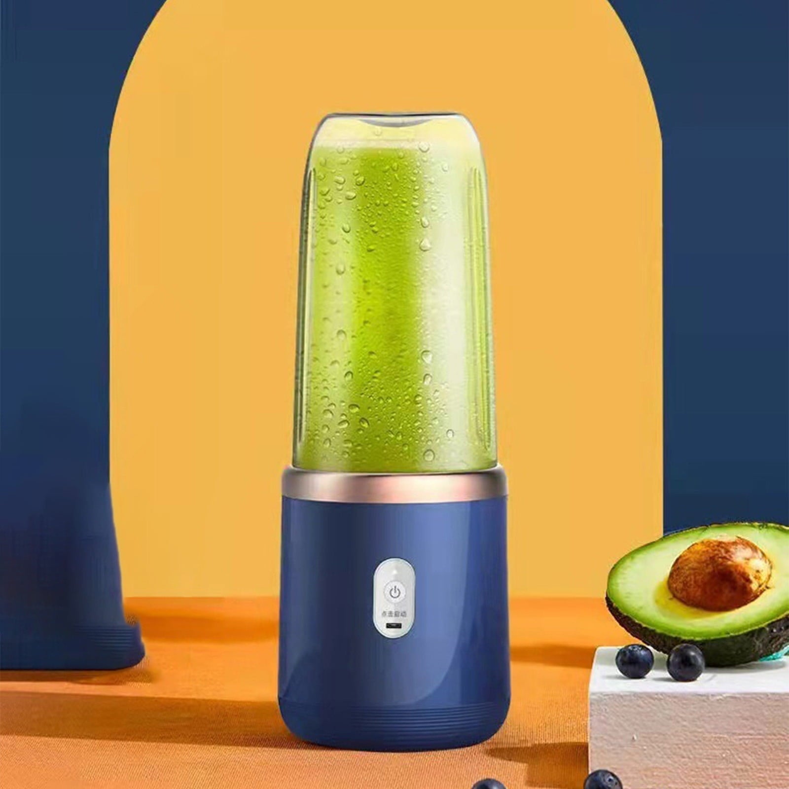 Kitchen Appliances, Blenders for Shakes and Fruit Juicer USB Rechargeable with 6 Blades Handheld Blenders for Sports Travel and Outdoors, Gifts for Her