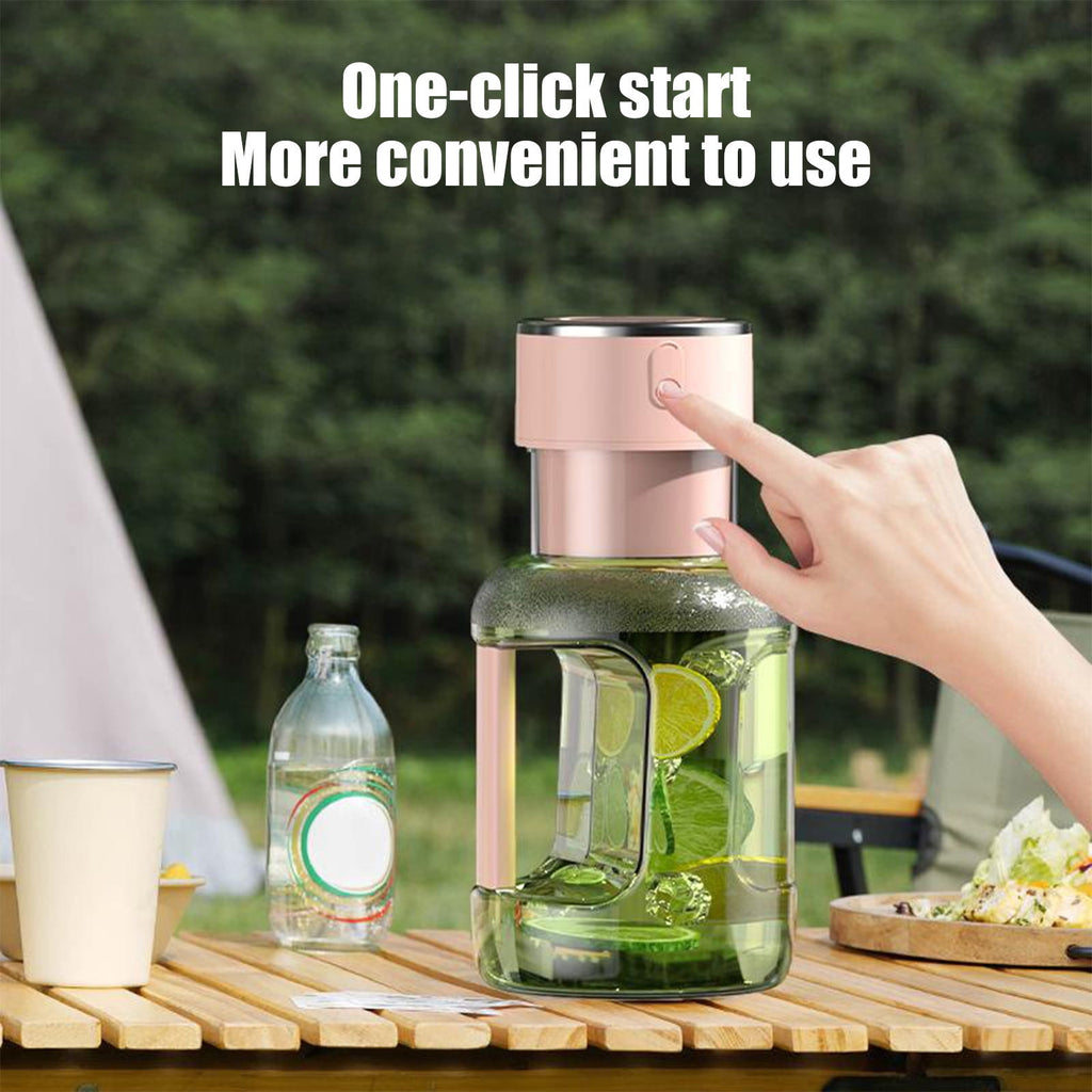 Juicer Cold Press Juicer Machines Portable Blenders Personalized Large Capacity Blenders for Shakes and Frappucino Fruit Juicer with 8 Blades Rechargeable