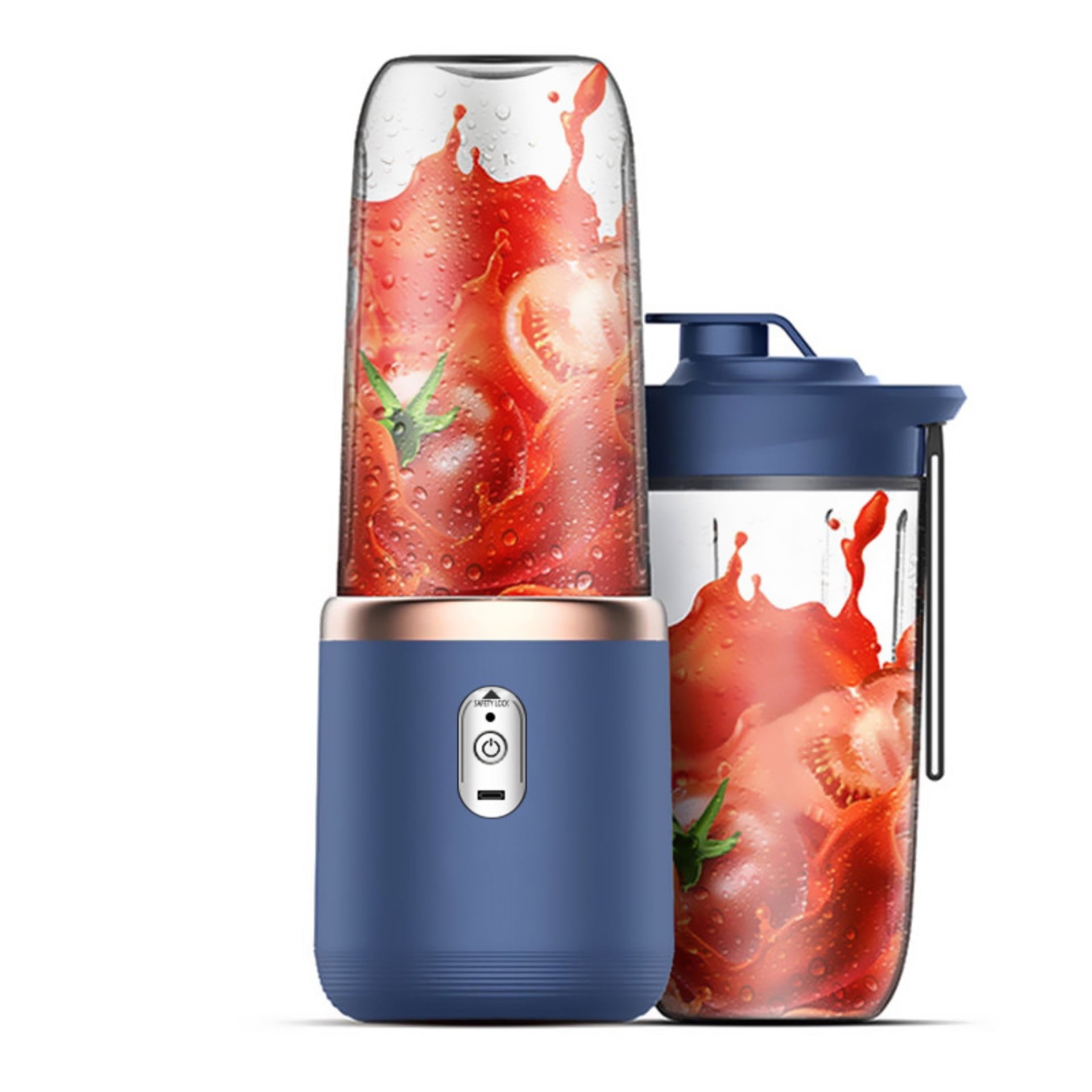 Portable Rechargeable Juicer Cup - Multi-Function Mini Juice Blender for Students and Home Use - New