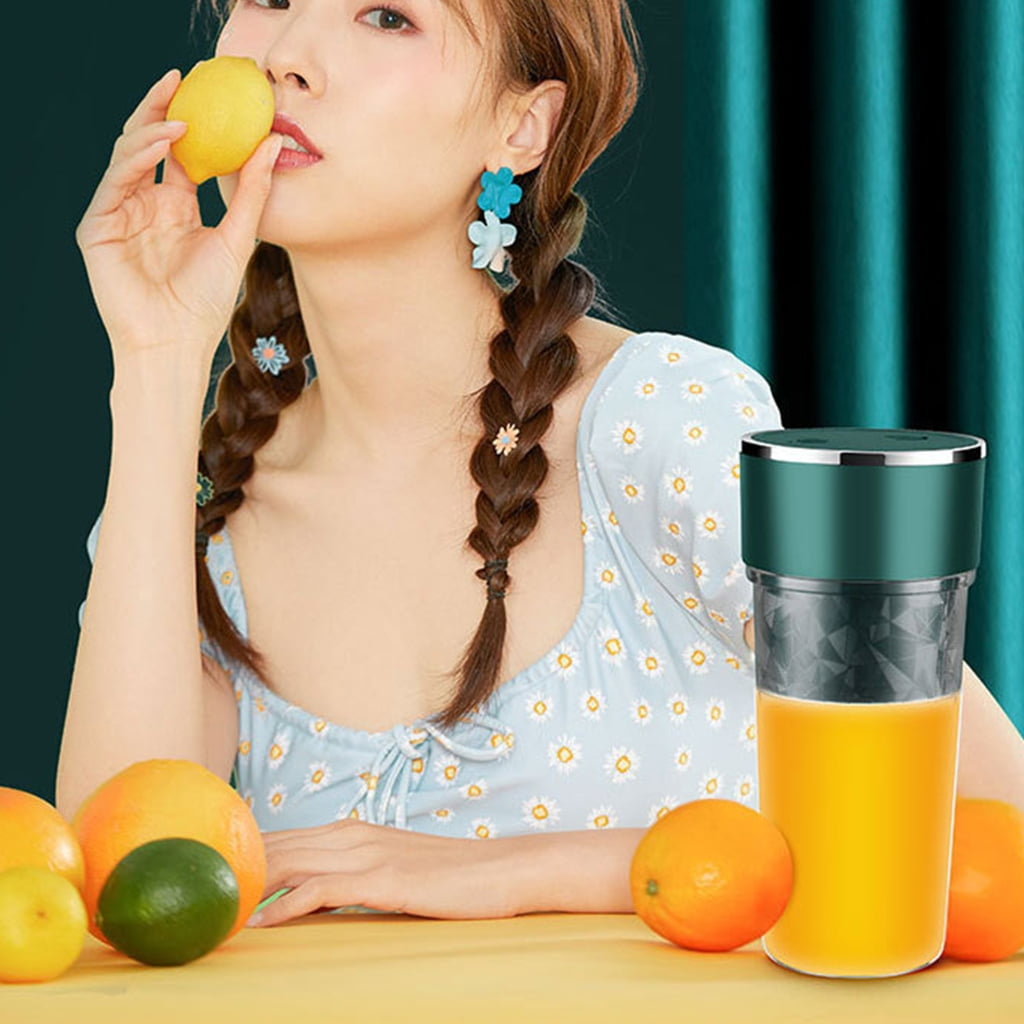 Multifunction Electric Orange Press Portable USB Blender Wireless Small Juicer Fruit Cooking Machine Charging Juicer Cup