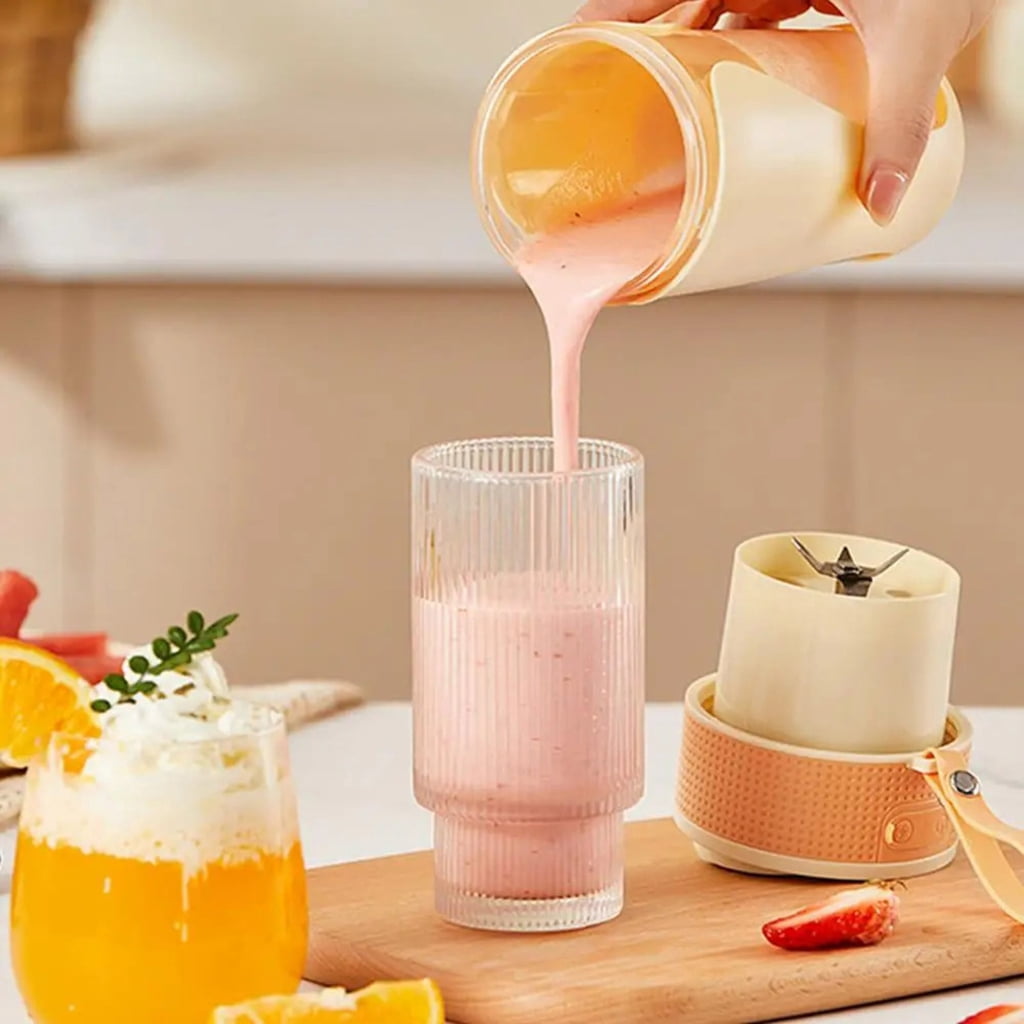 USB C Rechargeable Portable Blender Cup Large 450ml Juicer Cup Kitchen Appliance