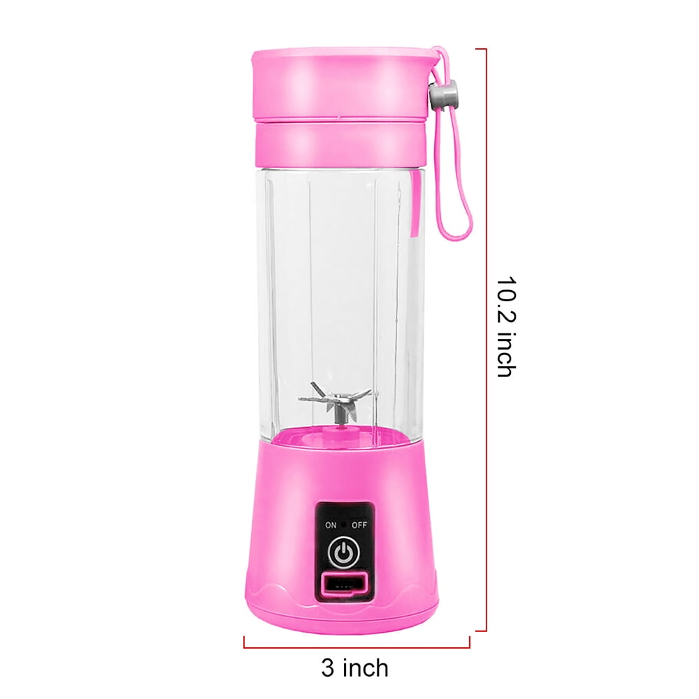 Smoothie Shake Blender with 6 Powerful Blades Portable Blender Mini Juicer for Kitchen Travel