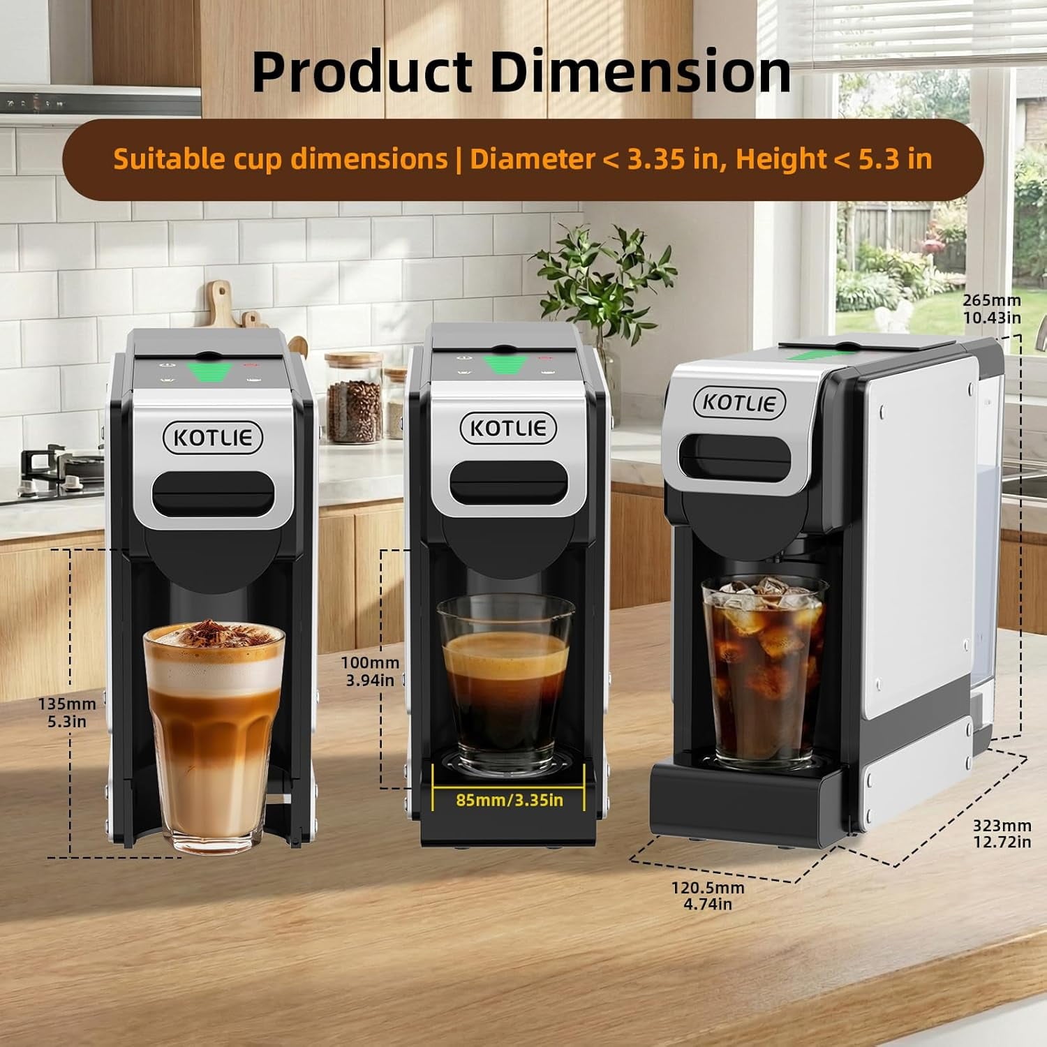 Professional Blender, Smoothies Blenders, Max.2400Watts/1000Watts Blender and Grinder Combo 25000RPM Powerful Kitchen 68oz BPA Free 2 Containers Countertop Blenders Ice Crushing, Juice