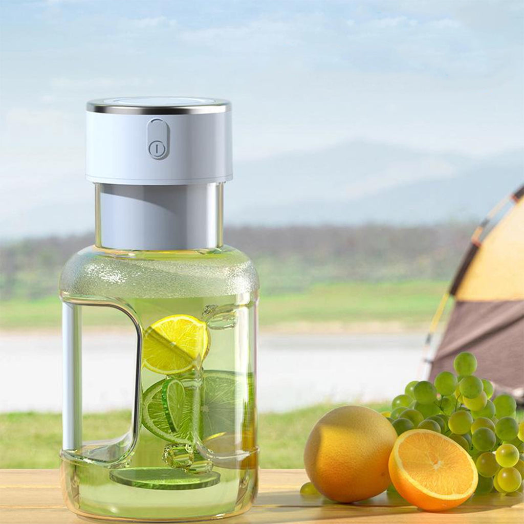 Portable Blender for Shakes and Smoothies, Blender with USB Rechargeable, 8 Blades High Speed Mixer, Travel Juicer for Fruits and Protein Drinks, Large Capacity Blender Cup for Kitchen Gym Office