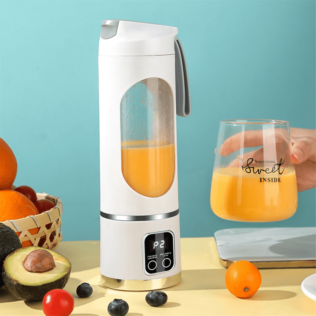 Portable Blender Electric Juicers Fruit Mixers USB Rechargeable Smoothie Mini Blender Personal Juicer 12 Cutter 3Gears A