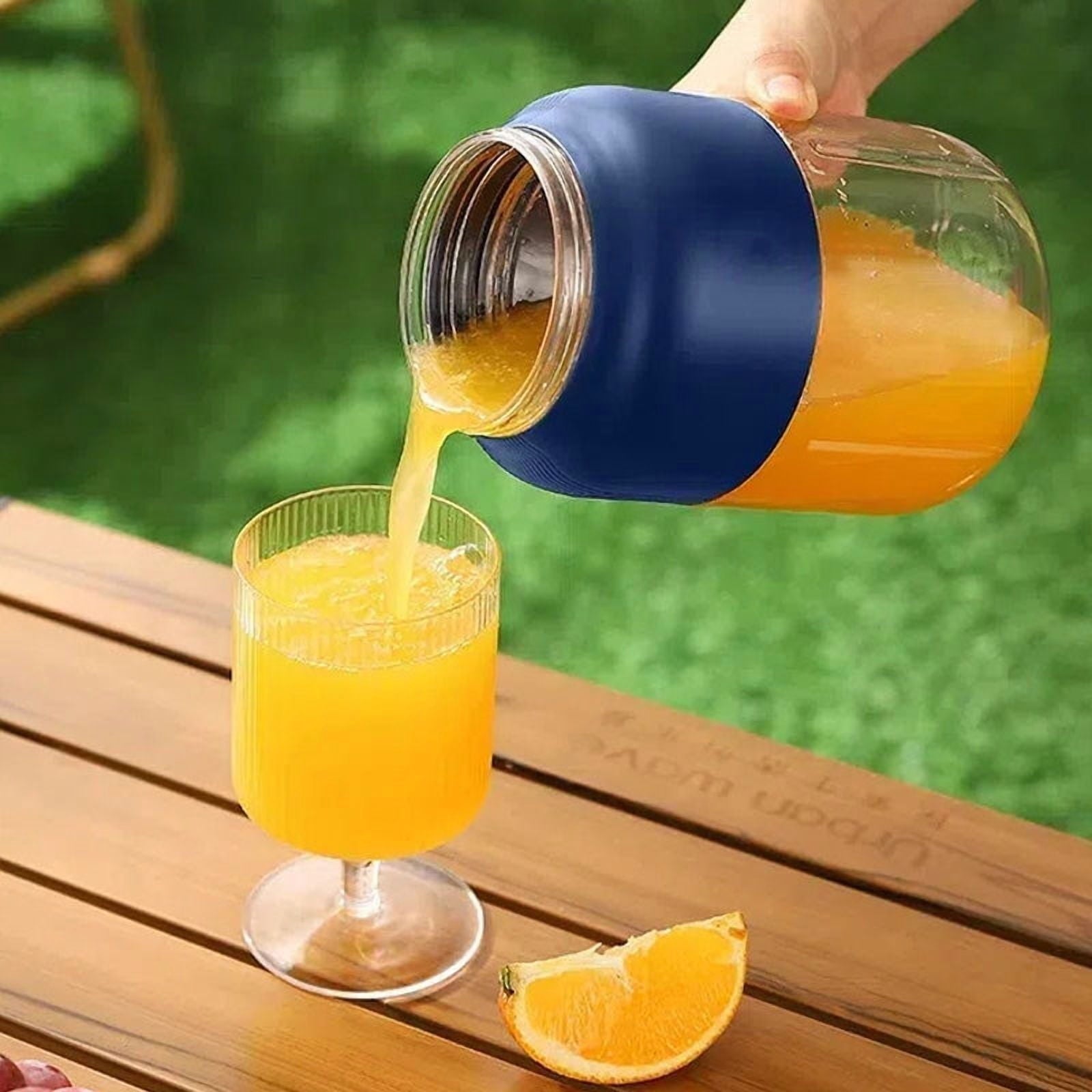 Portable Blender 1300ML Rechargeable Juicer Smoothie Maker Kitchen Mixer Travel Fruit Juice Cup
