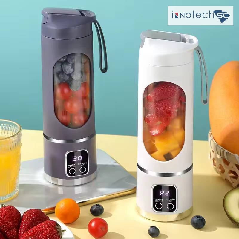 SC Portable Personal Electric USB Juicer，500ML Mini Blender Portable Blender For Shakes and Smoothies juice，12 Blades Great for Mixing，Compact、Convenient and Versatile