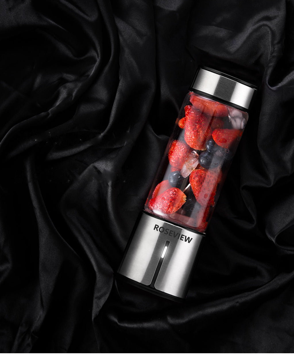 Portable Smoothie blender Glass bottle Mini USB rechargeable 2 battery Handheld Shakes blend Cup USB juicer Cordless Personal smoothies maker mixer