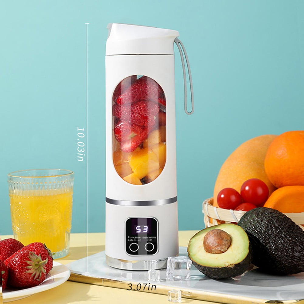 Mini blender with 8 or 12 steel blades 450ml travel cup blender for picnic