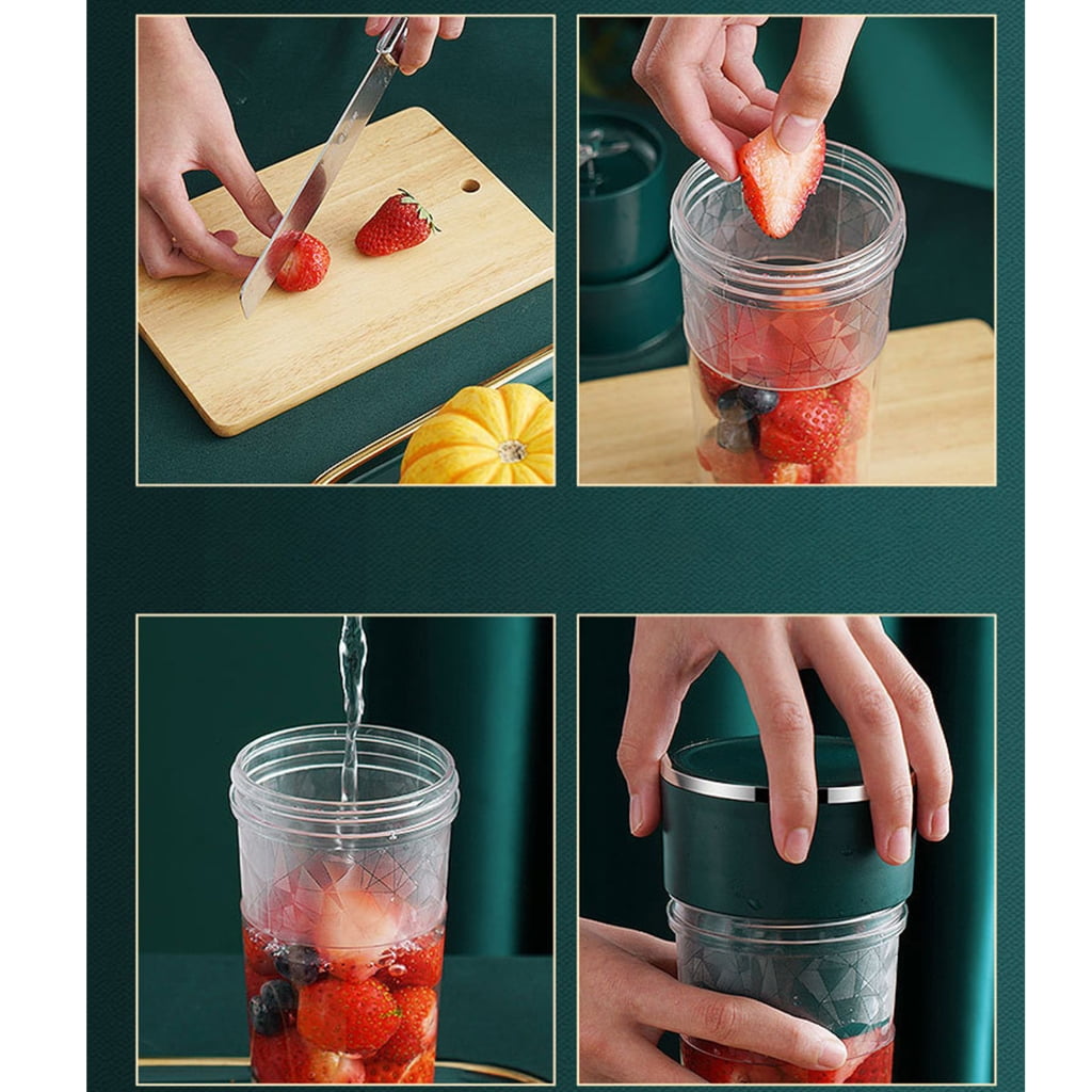 Multifunction Electric Orange Press Portable USB Blender Wireless Small Juicer Fruit Cooking Machine Charging Juicer Cup