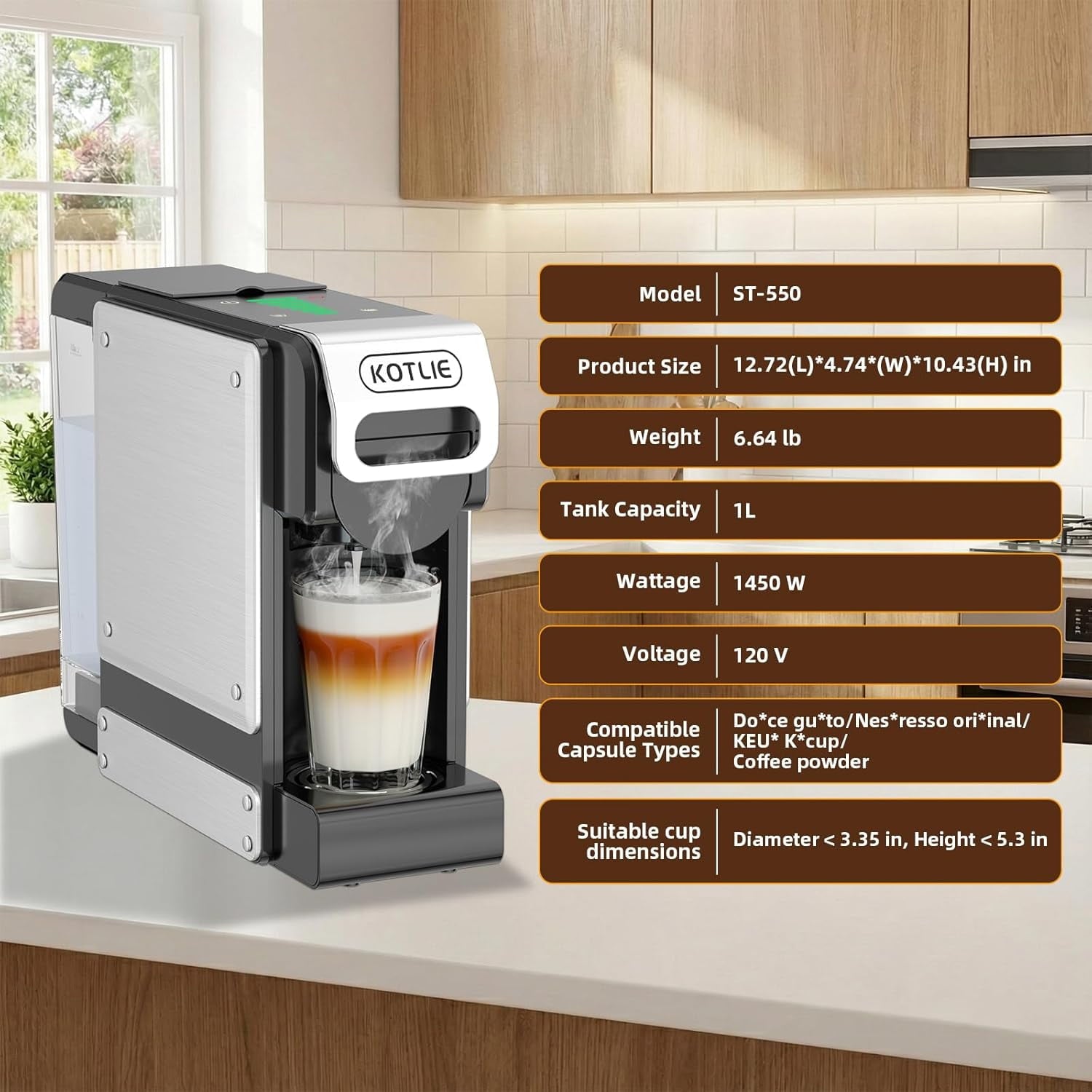 Professional Blender, Smoothies Blenders, Max.2400Watts/1000Watts Blender and Grinder Combo 25000RPM Powerful Kitchen 68oz BPA Free 2 Containers Countertop Blenders Ice Crushing, Juice