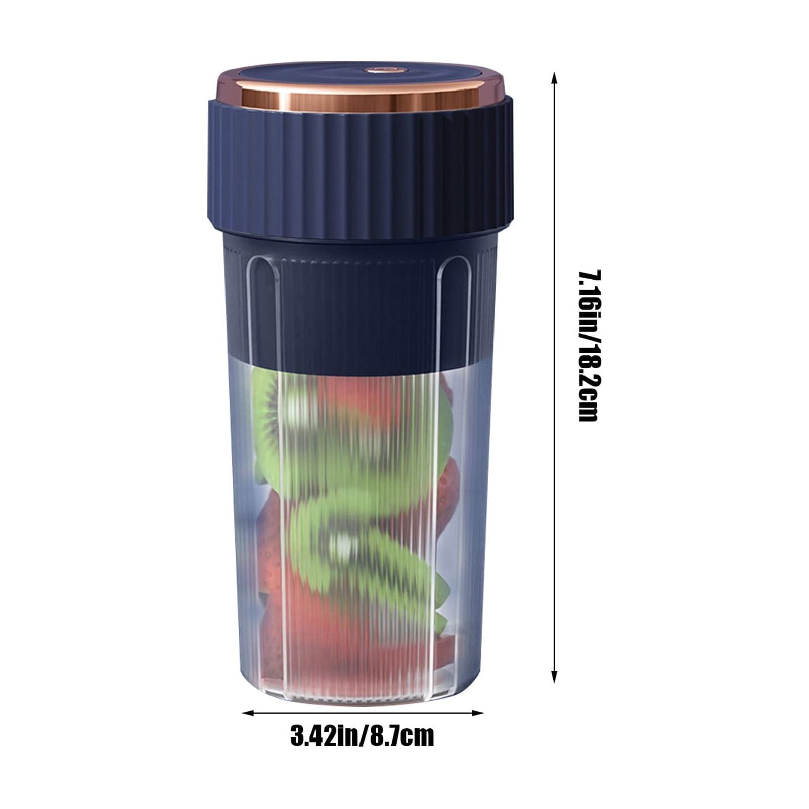JingChun Portable Blender - Shakes, Smoothies &amp; More, Direct Drinking, Spill-Proof, Ergonomic &amp; Stylish Design, 6-Blade Blending System w/Ice-Crushing Power