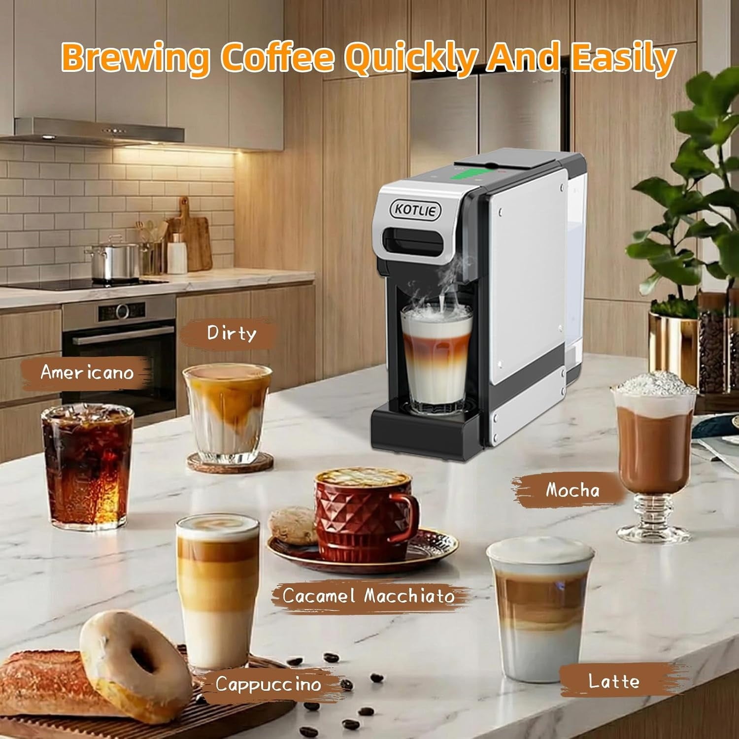 Professional Blender, Smoothies Blenders, Max.2400Watts/1000Watts Blender and Grinder Combo 25000RPM Powerful Kitchen 68oz BPA Free 2 Containers Countertop Blenders Ice Crushing, Juice