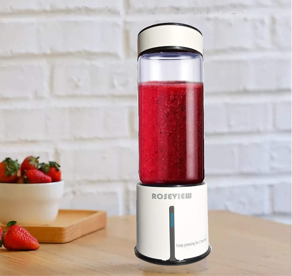 Smoothie blender USB rechargeable glass bottle jet blender mini cordless blast jar for shakes and smoothies blend mixer handheld mini juicer