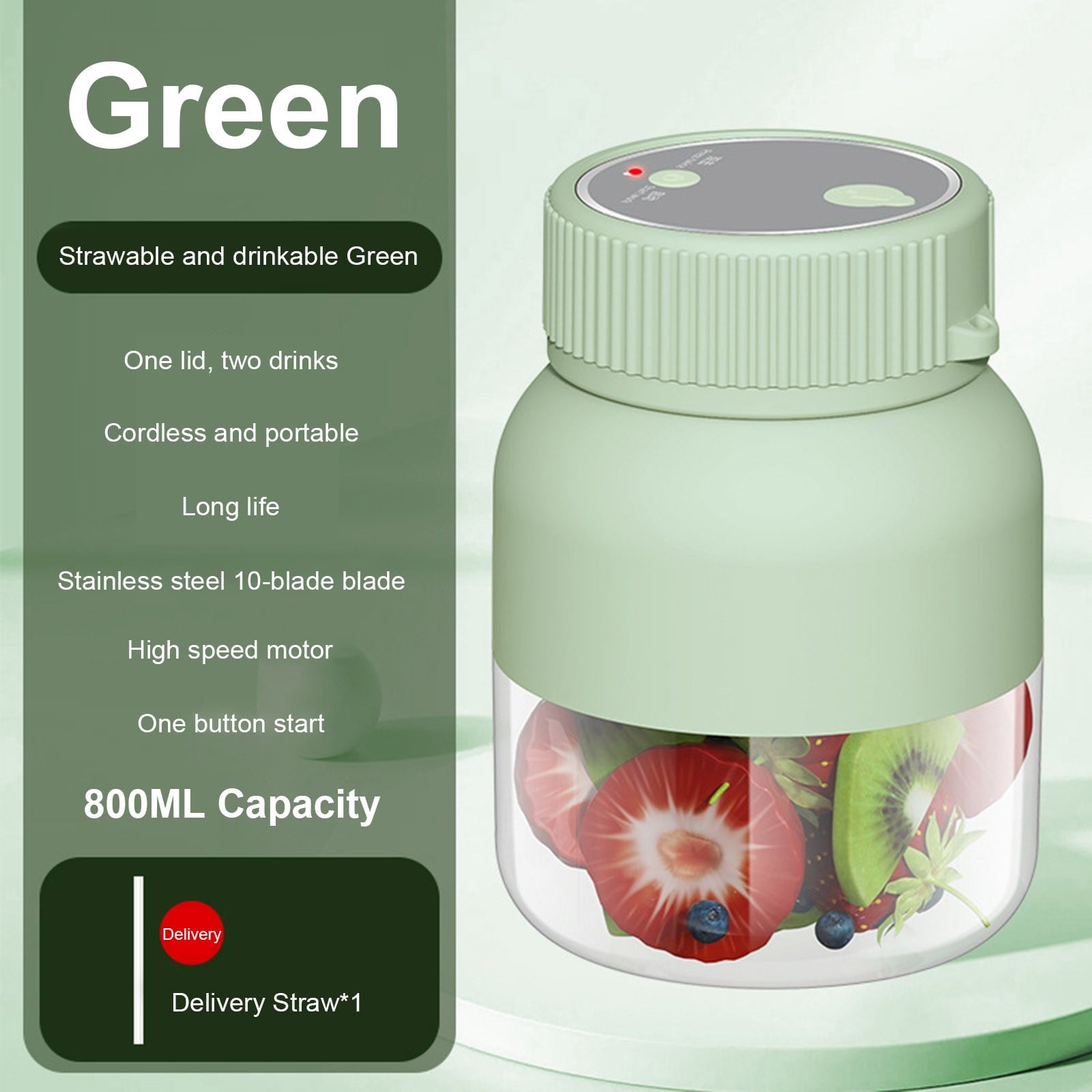 Clearance Juicer under $20 Portable Multifunction Electric Juicer Bucket With USB Charging Large Capacity Juice Cup For Home Use