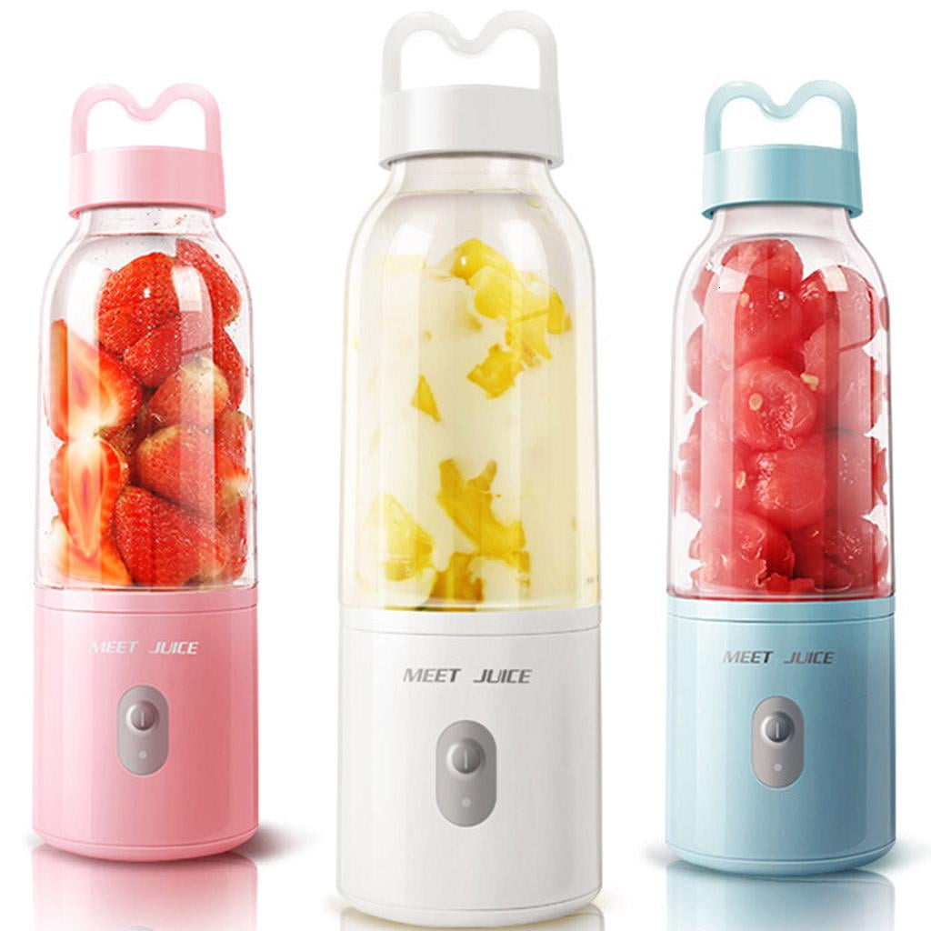 Travel Blender Cup Personal Blender Mini Fruit Juicer Mixer Portable Electric Juicer for Smoothie Fruit Juice Milk Shake