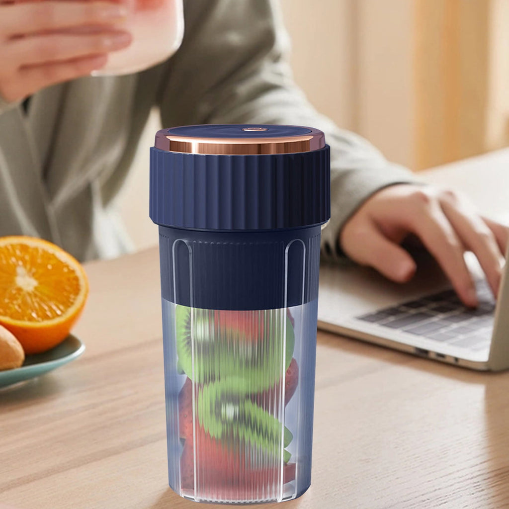JingChun Portable Blender - Shakes, Smoothies &amp; More, Direct Drinking, Spill-Proof, Ergonomic &amp; Stylish Design, 6-Blade Blending System w/Ice-Crushing Power