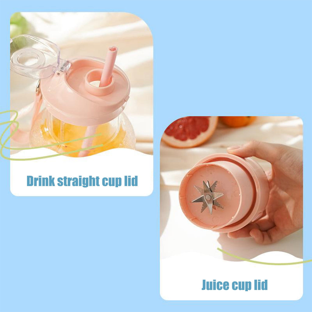 Juicer Cold Press Juicer Machines Portable Blenders Personalized Large Capacity Blenders for Shakes and Frappucino Fruit Juicer with 8 Blades Rechargeable