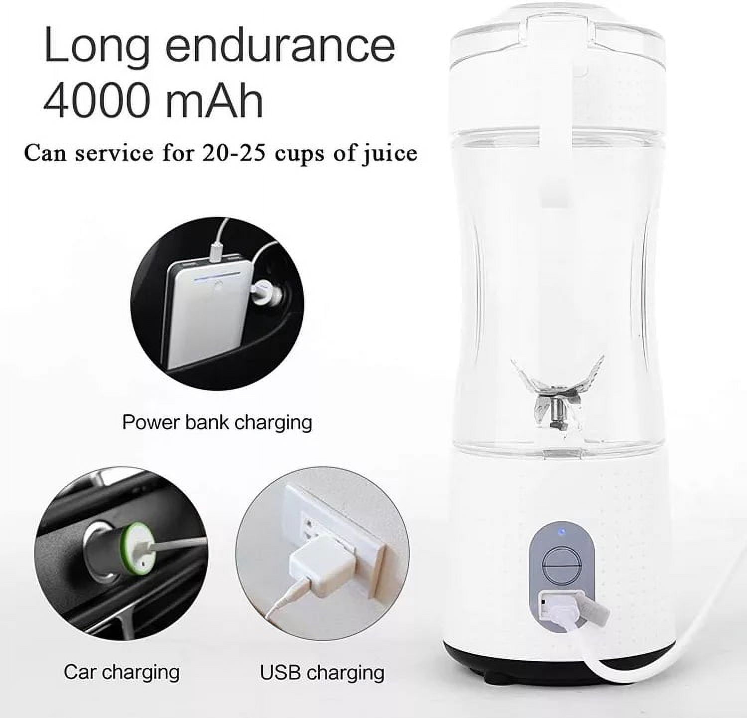 Personal Blender for Smoothies and Shakes, BPA free, 13.05 oz, Strong Blending Power- Christmas Gift