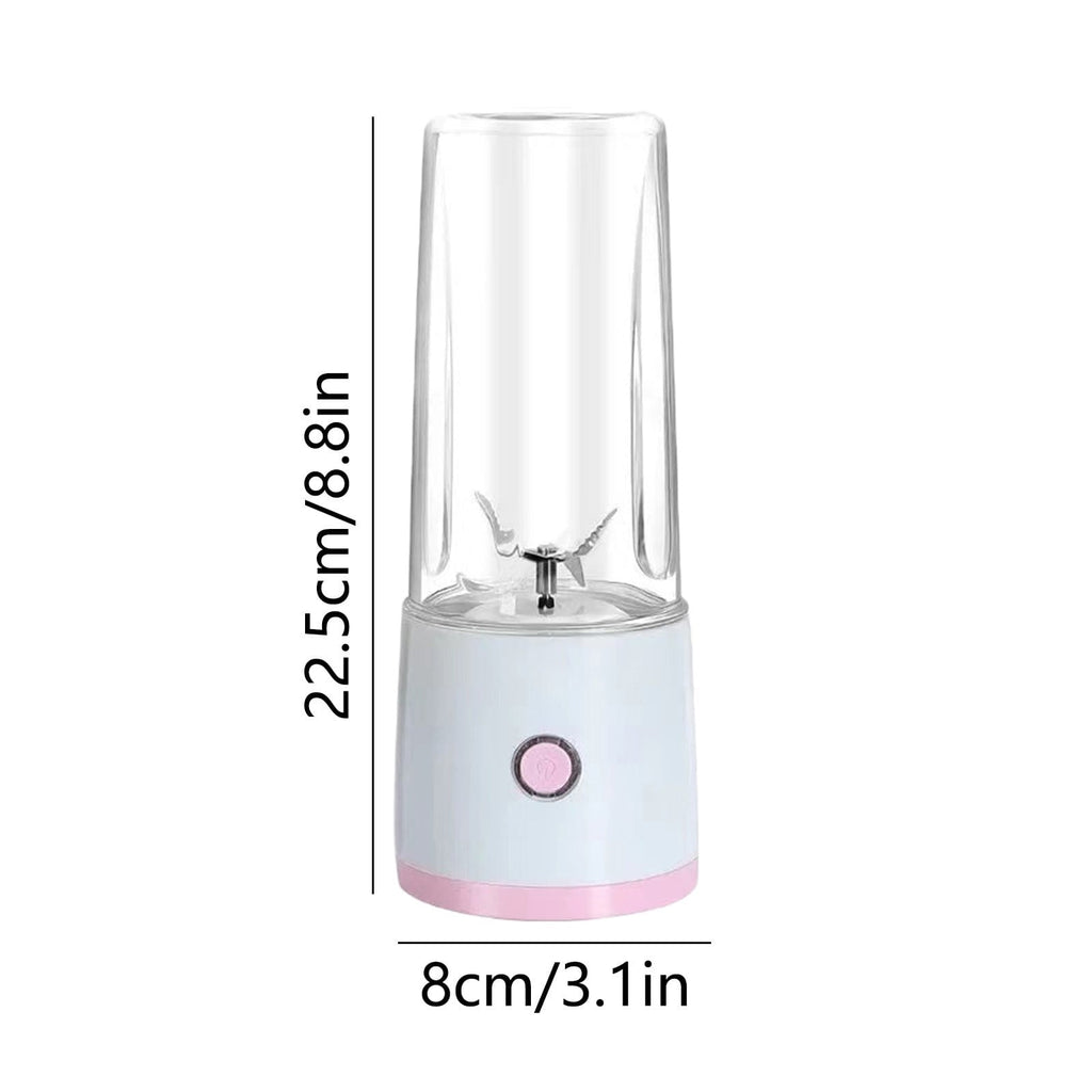 Portable Blender, Personal Mini Juice Blender, USB Rchargeable Juicer Cup with 6 Blades in 3D, Smoothie Blender Home, Office, Outdoors
