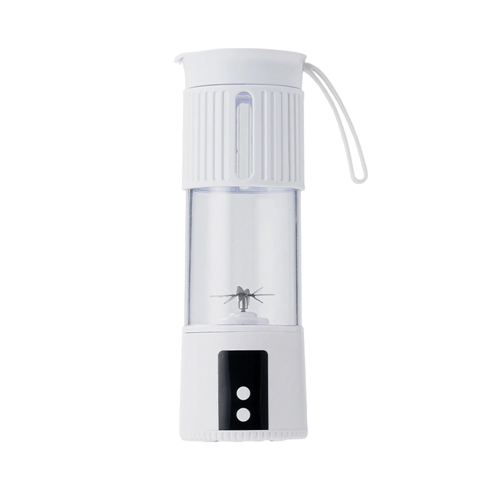 Portable Electric Juicer Cup 450ml USB Rechargeable Blender for Fresh Juice Smoothies, Kitchen Food Grinder with Stainless Steel Blades, Travel Mini Juicer