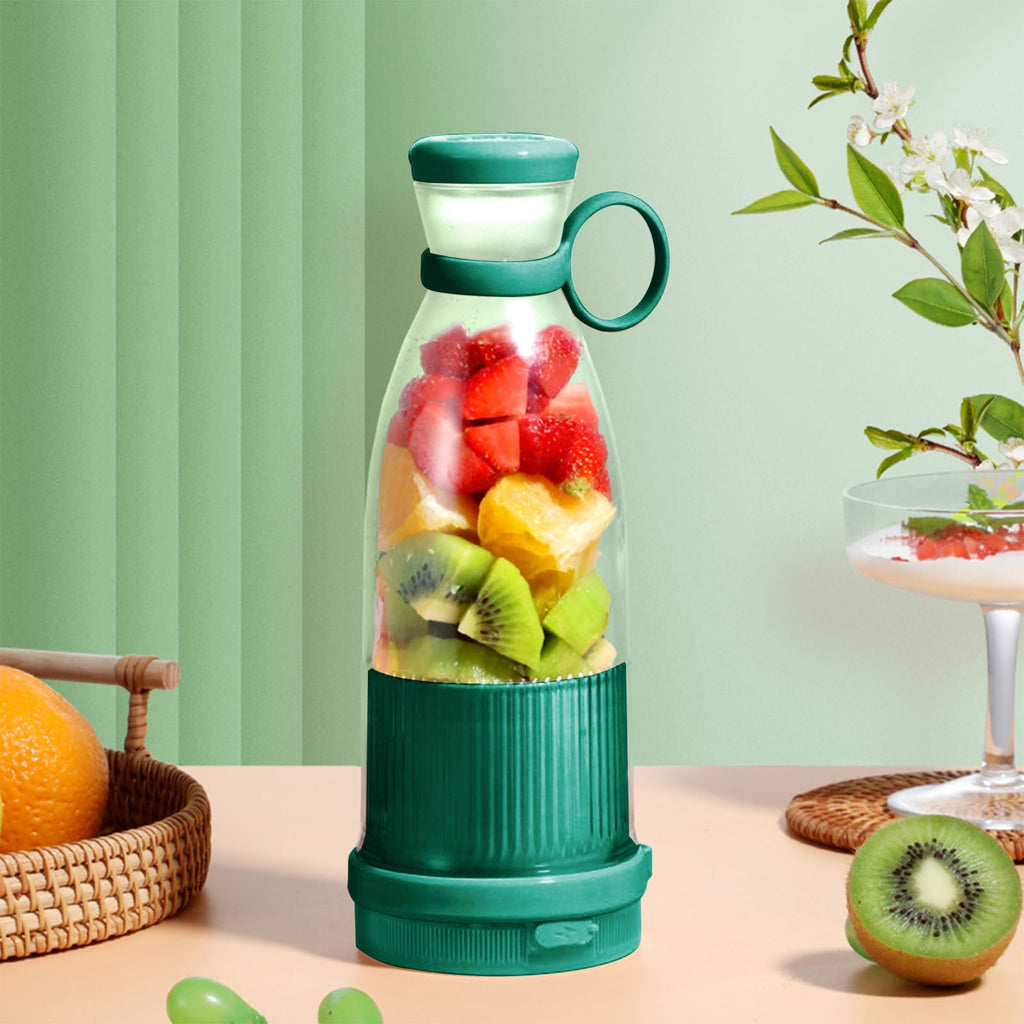 Portable Blenders, Personal Blenders for Shakes and Fruit Juicer, USB Rechargeable with 6 Blades, Handheld Blenders for Sports Travel and Outdoors (1 Pack)