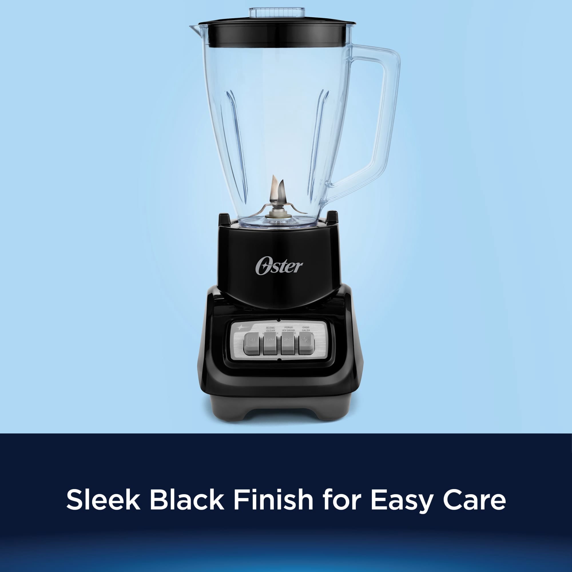 Turbo Blender, 800-Watt Food Blender, Black