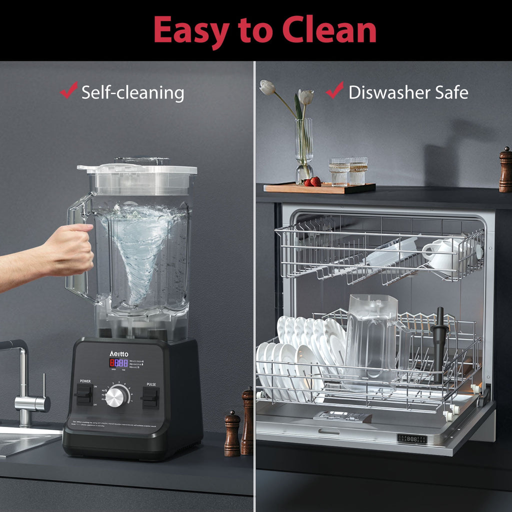 ® Blenders for Kitchen, High Speed Blenders for Smoothies and Shakes with 1500-Watt Motor, 68 Oz Large Capacity, Countertop Professional Blenders for Ice Crush, Frozen Drink, Platinum