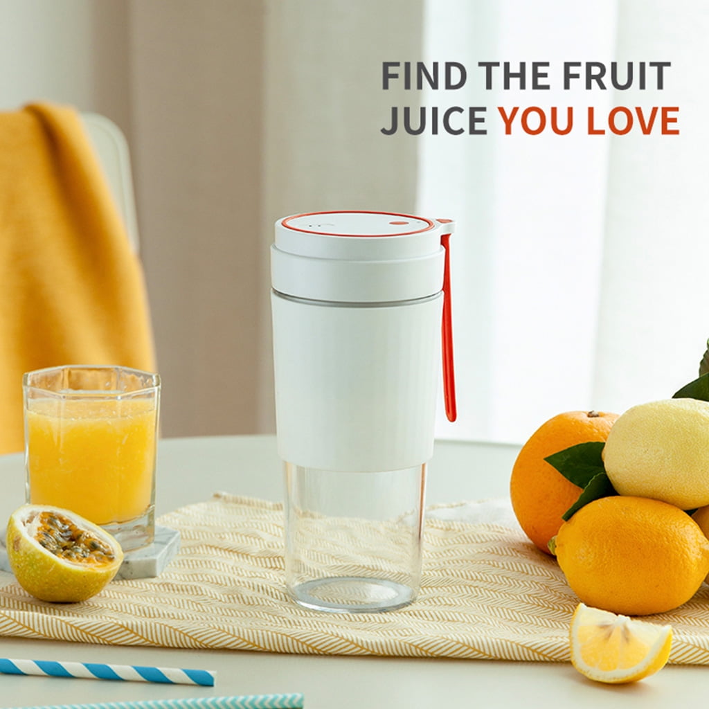 300ml Blender for Shakes SmoothiesW1re1ess1200mAh Rechargeable Mini Smoothie Blender Mixer Juicer Cup for Home Office