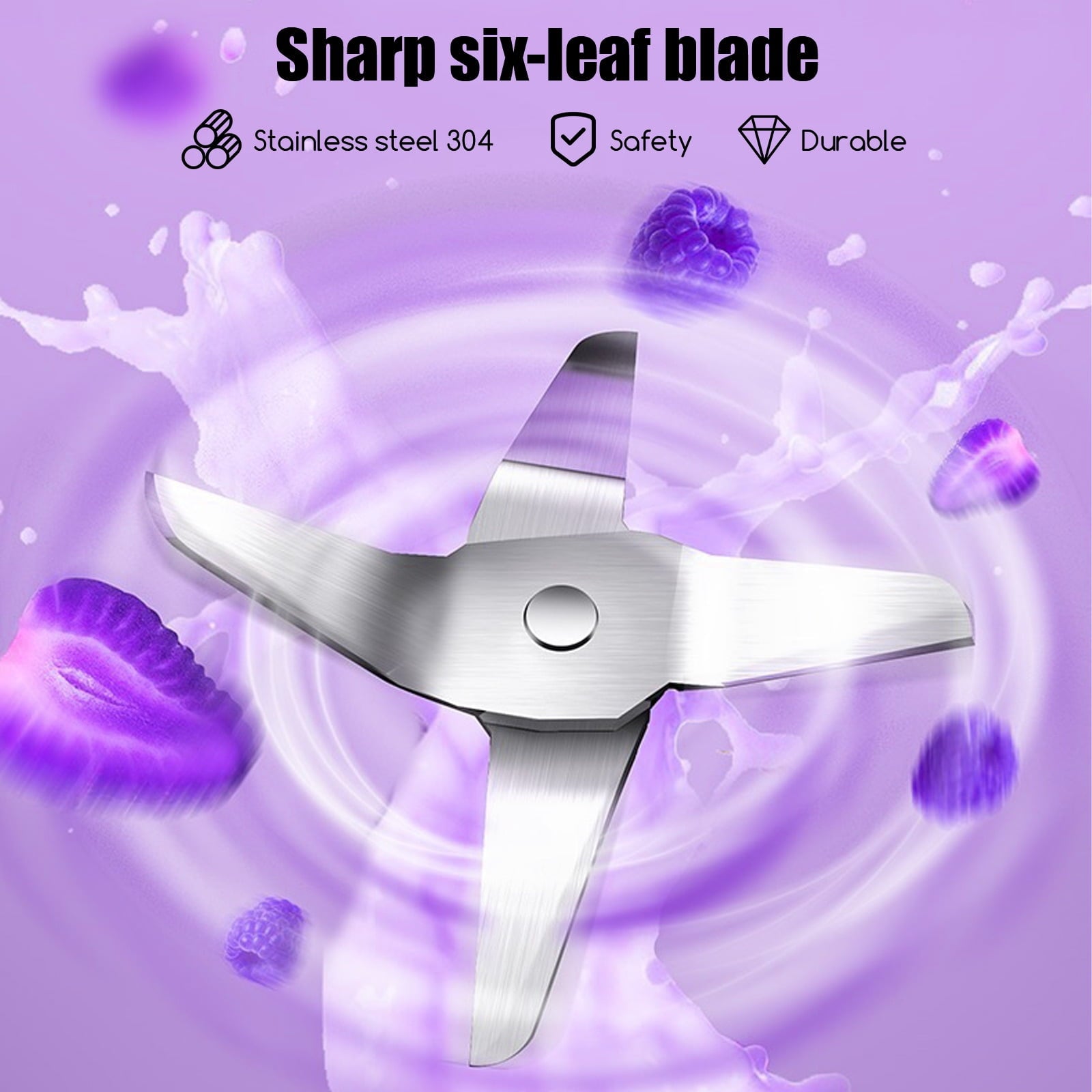 Battery Powered Blender, Purple