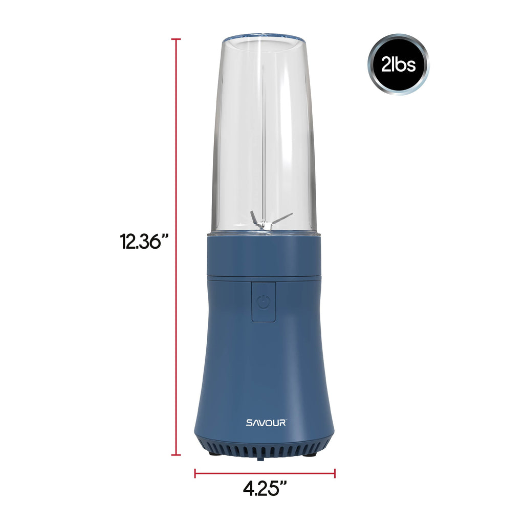 by 300W Mini Smoothie Blender – 18oz. Countertop Mini Blender for Smoothies, Sauces, Cocktails and More