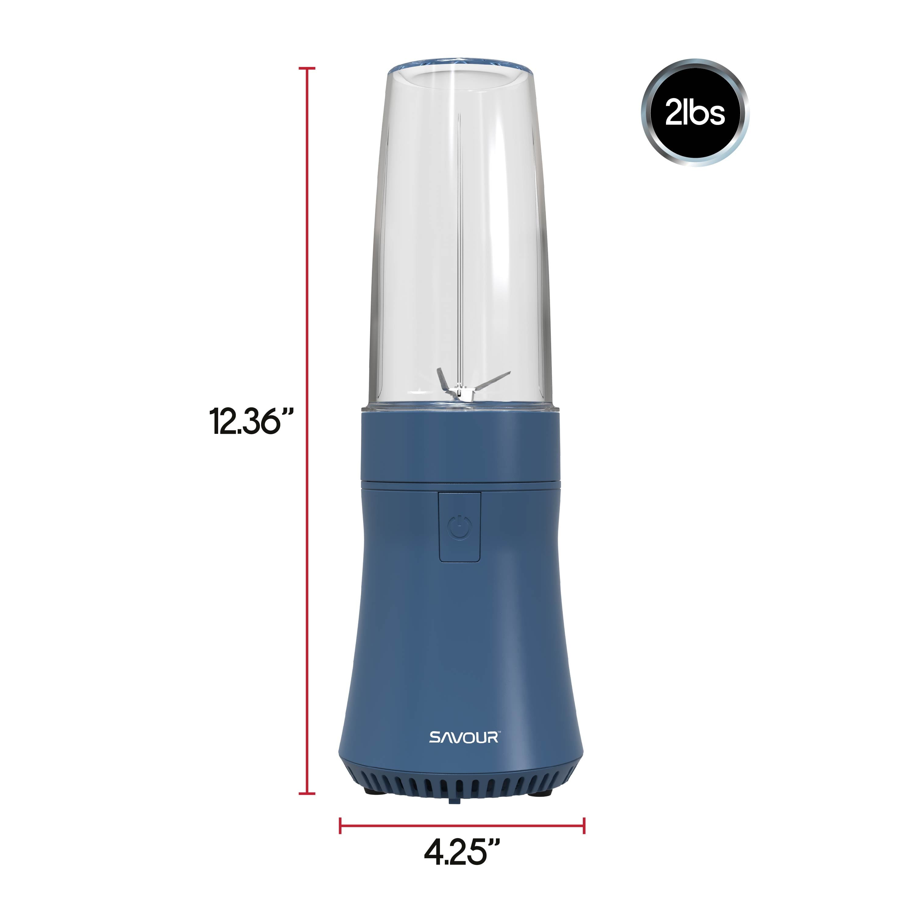 by 300W Mini Smoothie Blender – 18oz. Countertop Mini Blender for Smoothies, Sauces, Cocktails and More