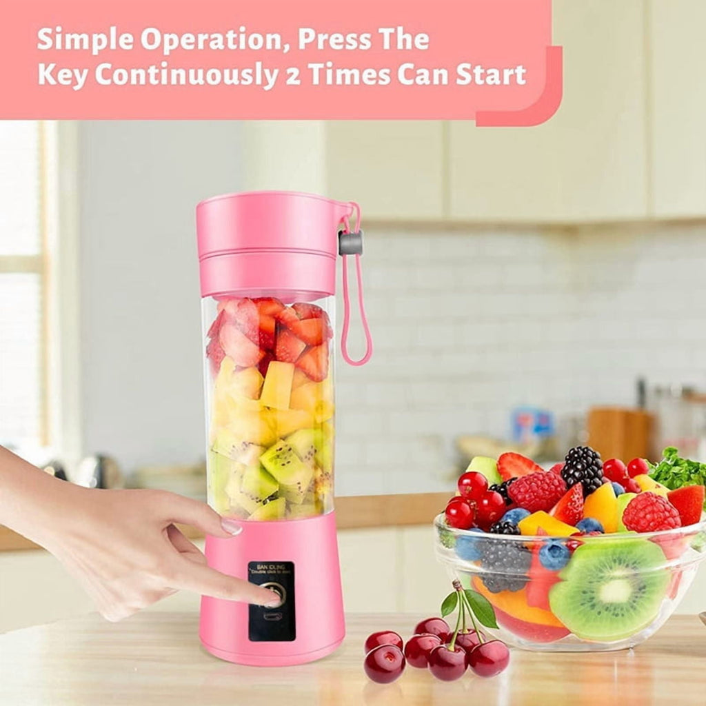 Portable Blender Mini Blender for Shakes and Smoothies Rechargeable USB 380Ml Traveling ma1721