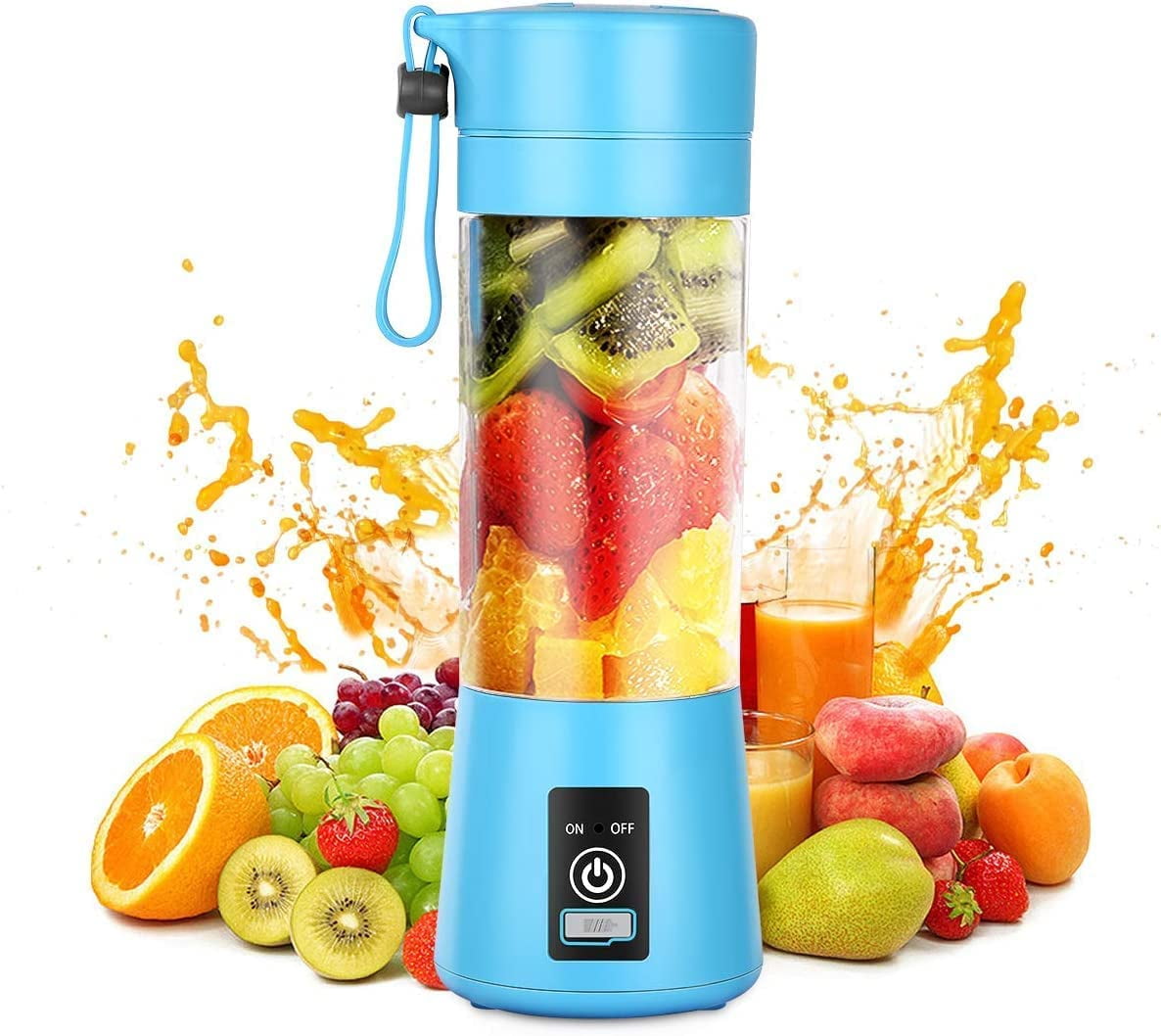 Mini Blender Personal Portable Blender Cup for Smoothies Shakes, Portable Juicer USB Rechargeable for Travel