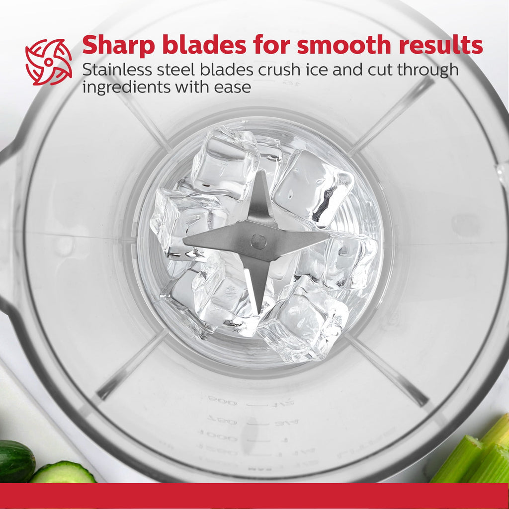 8-Speed Blender 500W Motor, 48 oz Plastic Jar, and Intuitive Controls for Effortless Blending - Elevate Your Culinary Experience Now - Kitchen Essential