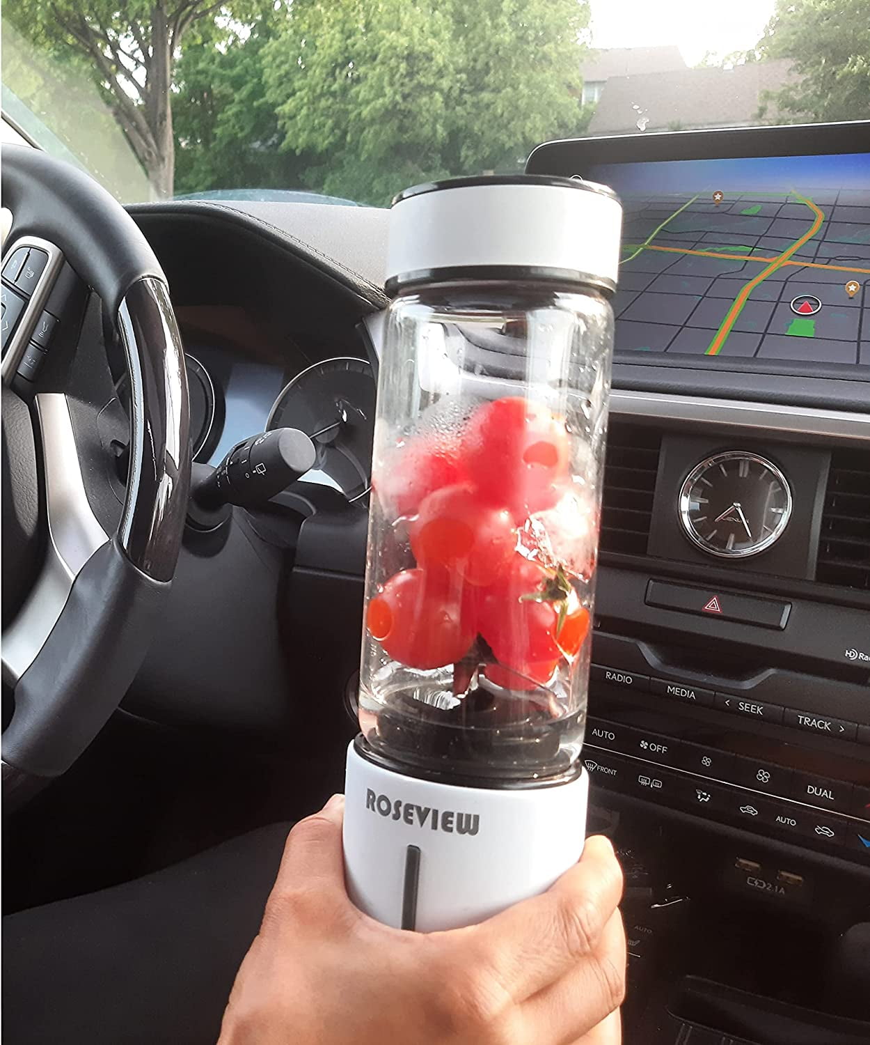 Smoothie blender USB rechargeable glass bottle jet blender mini cordless blast jar for shakes and smoothies blend mixer handheld mini juicer