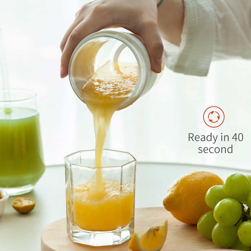 300ml Blender for Shakes SmoothiesW1re1ess1200mAh Rechargeable Mini Smoothie Blender Mixer Juicer Cup for Home Office