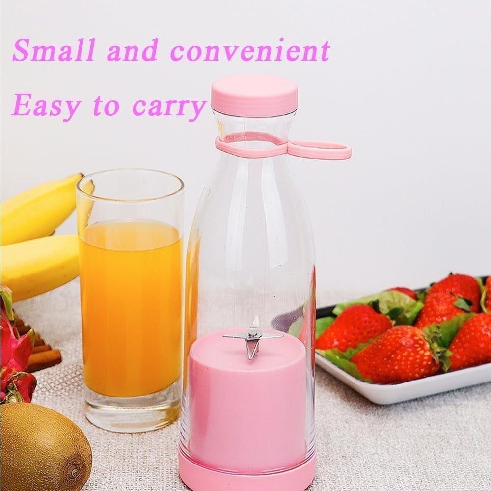 Portable Blender, Portable Fruit Blenders, 2-In-1 Juice Blender With Durable Stainless Steel Blades, Used To Stir Smoothies To Make Fruit Salads And Juices