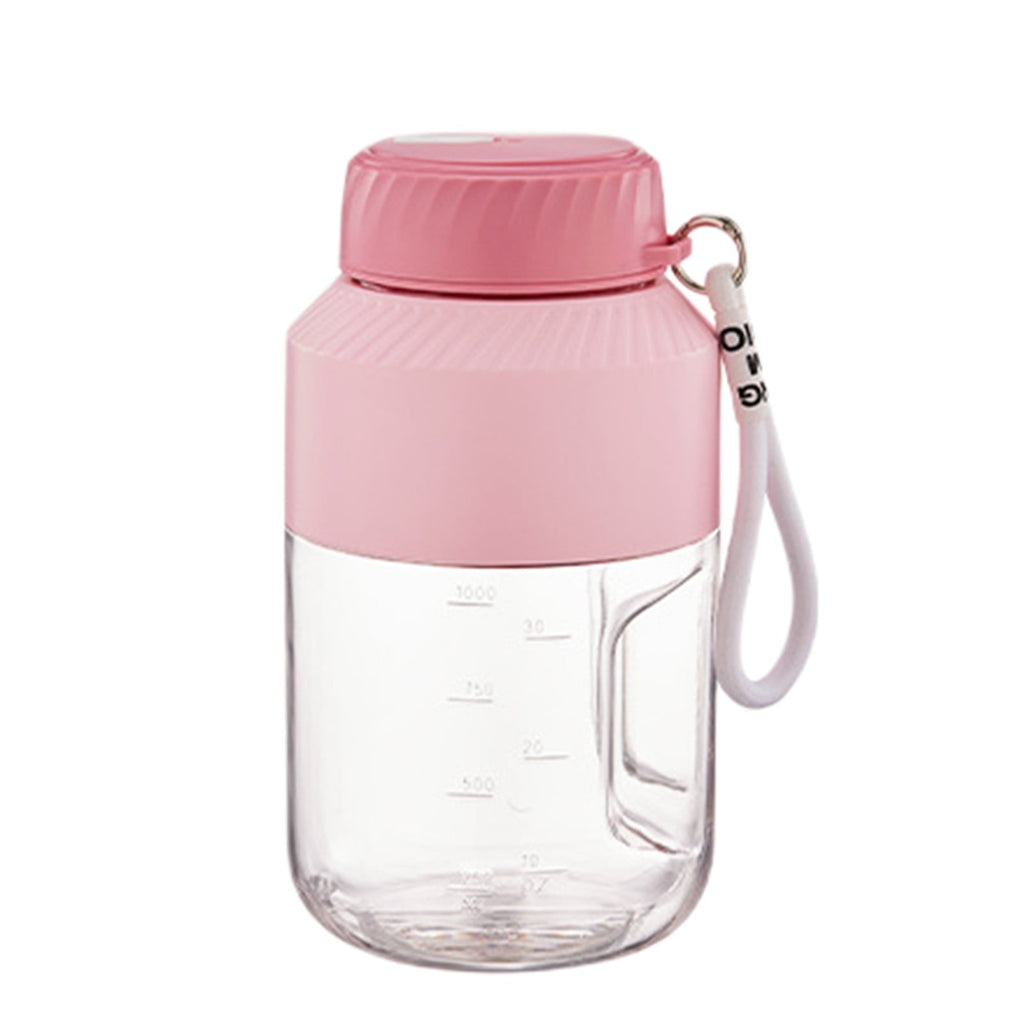 Portable Blender with USB Charging - 10-Blade High-Speed Juicer for Shakes and Slushies, 1000ml Capacity, Ideal for Travel and Outdoor Use