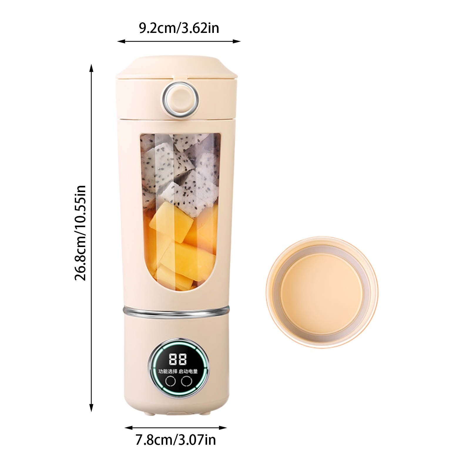 Powerful Multifunctional Juicer Machine for Fresh Fruit and Vegetable Extraction with Adjustable Speed Control