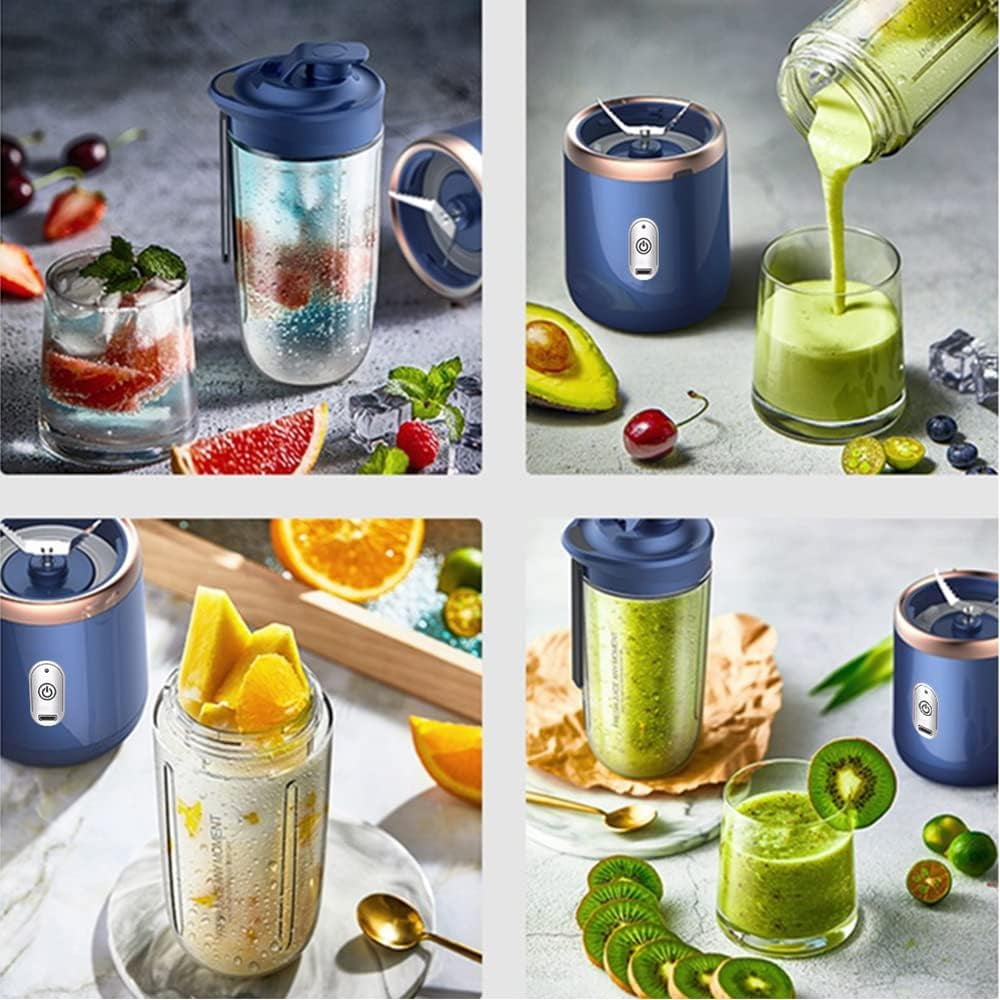 Juice blender Mini mixer 40W quick blender cup personal size rechargeable USB Double cup